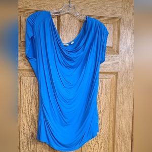 NY&C Blue Short Sleeve Top